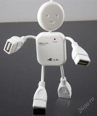 Лот: 2282933. Фото: 1. USB HUB человек ( разветвитель... Сувенирные мелочи
