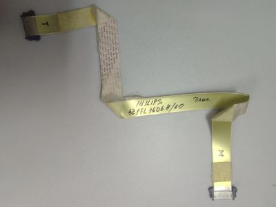 Лот: 22836596. Фото: 1. Шлейф LVDS (длинный) TV Philips... Запчасти для телевизоров, видеотехники, аудиотехники