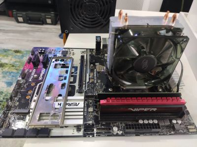 Лот: 19587284. Фото: 1. Комплект Ryzen 5 3600 + мп asrock... Комплекты запчастей