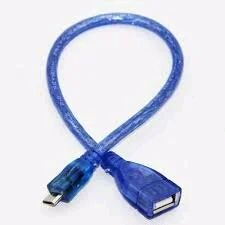 Лот: 11766132. Фото: 1. Кабель OTG-Micro USB (0.3M). Дата-кабели, переходники