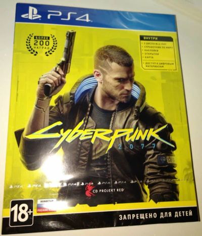 Лот: 19619522. Фото: 1. Игра для PS4 - Cyberpunk 2077. Игры для консолей