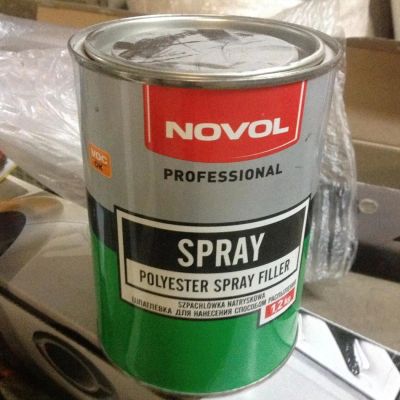 Лот: 5161624. Фото: 1. Шпатлёвка Novol spray. Всё для покраски