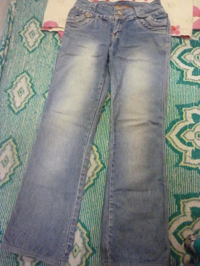Лот: 7193362. Фото: 1. джинсы р.40(длина 93см). Брюки, шорты, джинсы