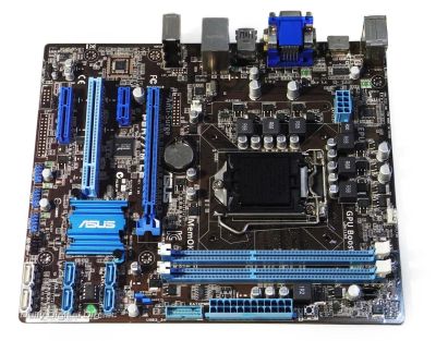 Лот: 10353961. Фото: 1. ASUS P8H77-M LE. Материнские платы