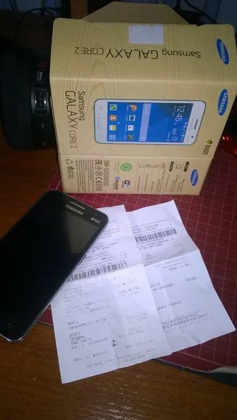 Лот: 7901020. Фото: 1. Смартфон Samsung Galaxy Core 2... Смартфоны