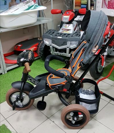 Лот: 11123567. Фото: 1. Велосипед Mini Trike Fun T400... Красноярск