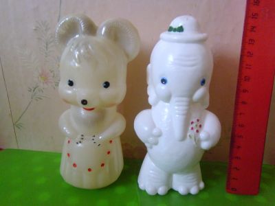 Лот: 19964669. Фото: 1. Игрушки советские пластмассовые... Игрушки