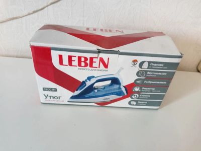 Лот: 25406490. Фото: 1. Утюг LEBEN 249-013 с отпаривателем... Утюги, парогенераторы, отпариватели