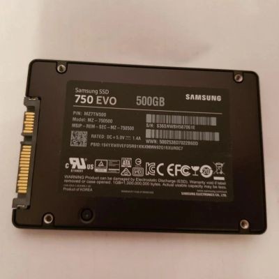 Лот: 11247686. Фото: 1. SSD Samsung 750 EVO [MZ-750500BW... SSD-накопители