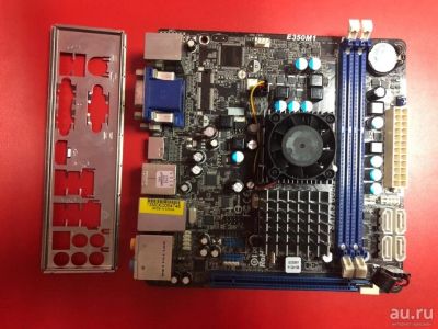 Лот: 13442623. Фото: 1. Материнская плата ASRock E350M1... Материнские платы