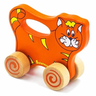 Лот: 25378962. Фото: 1. Каталка Котик. Другое (игрушки)