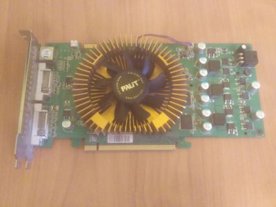 Лот: 16952007. Фото: 1. Видеокарта 384Mb PCI-E GDDR3 Palit... Видеокарты