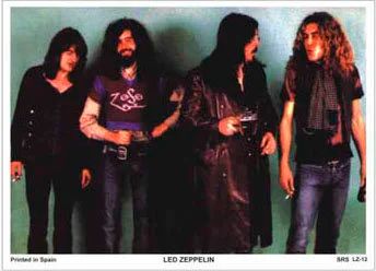 Лот: 10612584. Фото: 1. Led Zeppelin коллекционная карточка... Наклейки, фантики, вкладыши