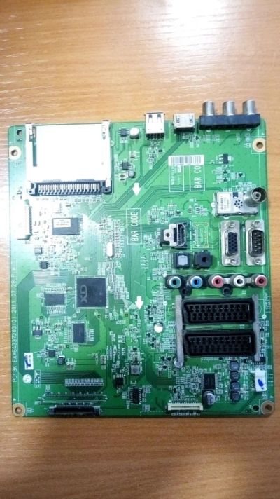 Лот: 11527140. Фото: 1. main board LG EBR72942969 (EAX64337203... Запчасти для остальной бытовой техники