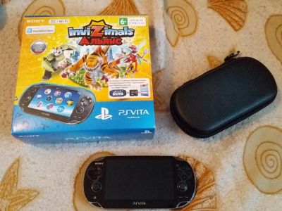 Лот: 12750729. Фото: 1. Приставка playstation vita fat... Игровые приставки, консоли
