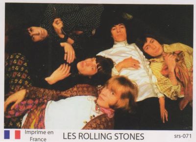 Лот: 10614677. Фото: 1. Rolling Stones коллекционная карточка... Наклейки, фантики, вкладыши