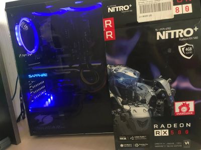 Лот: 14827500. Фото: 1. Radeon Rx 580 Nitro+ 1411Mhz. Видеокарты