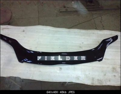 Лот: 3764514. Фото: 1. Дефлектор капота (мухобойка) Toyota... Багажники, боксы, фаркопы