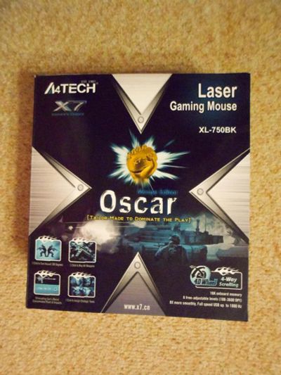 Лот: 5411842. Фото: 1. Лазерная игровая мышь A4Tech XL-750BK... Клавиатуры и мыши