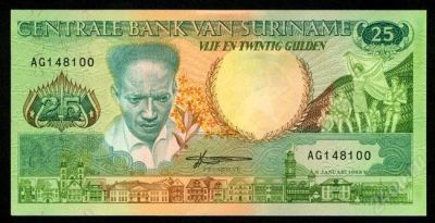 Лот: 1897923. Фото: 1. 25 Гульденов 1988 UNC. Америка