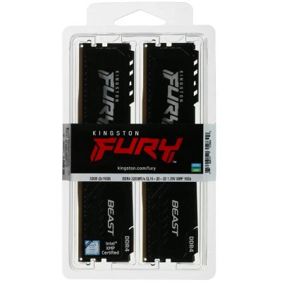 Лот: 25679734. Фото: 1. Kingston Fury Beast. Оперативная память