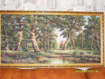 Лот: 3230523. Фото: 1. Картина большая (гобелен). Произведения