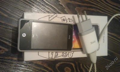 Лот: 2376617. Фото: 1. HTC Gratia A6380 треснут сенсор. Смартфоны