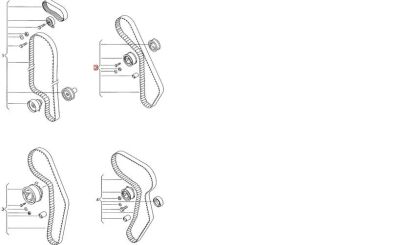 Лот: 6459002. Фото: 1. Грм комплект VW, VAG, SKODA. Двигатель и элементы двигателя