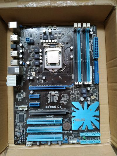 Лот: 14331079. Фото: 1. Материнская плата ASUS P7P55 LX... Материнские платы