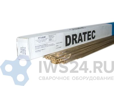 Лот: 25771324. Фото: 1. Пруток DRATEC DT-CuZn 40 d=2,0... Электроды, проволока для сварки