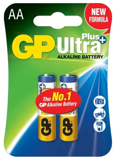 Лот: 20743361. Фото: 1. Батарейка AA(LR6) GP Ultra Plus... Батарейки, аккумуляторы, элементы питания