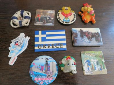 Лот: 13346092. Фото: 1. Набор сувенирных магнитиков. Магниты сувенирные