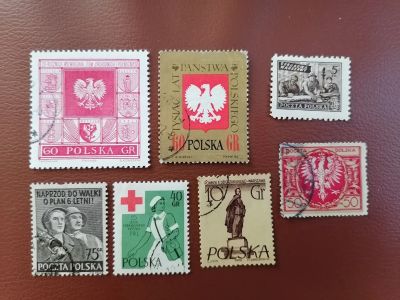 Лот: 25702994. Фото: 1. Польша. Набор марок. Марки