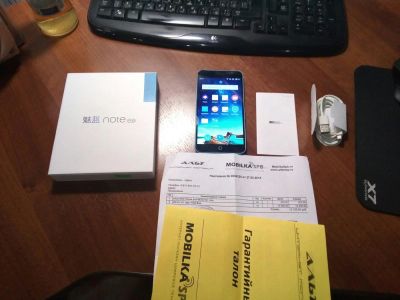 Лот: 7799508. Фото: 1. Meizu M1 note 16Gb полный комплект... Смартфоны