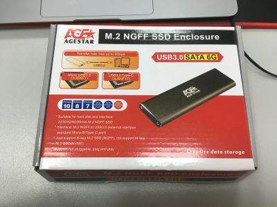 Лот: 18384487. Фото: 1. Внешний корпус для SSD M.2 NGFF... SSD-накопители