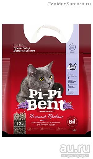 Лот: 14384252. Фото: 1. Наполнитель Pi-Pi Bent (Пи-Пи... Миски, лотки, наполнители