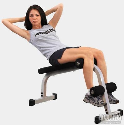 Лот: 15531355. Фото: 1. Скамья для пресса Body Solid Powerline... Силовые, скамьи, стойки