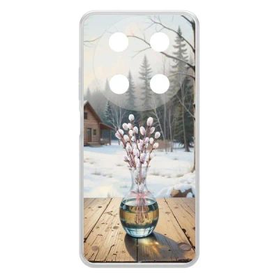 Лот: 25134761. Фото: 1. Чехол Krutoff Clear Case "Верба... Чехлы, бамперы