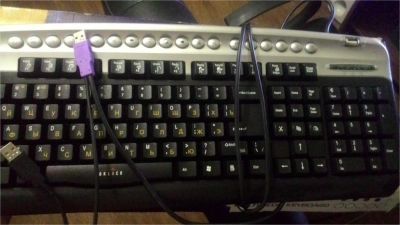 Лот: 8444269. Фото: 1. Oklick 320M black/silver USB... Клавиатуры и мыши