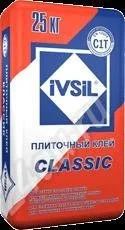 Лот: 650726. Фото: 1. Плиточный клей усиленный IVSIL... Краски, лаки, растворитель