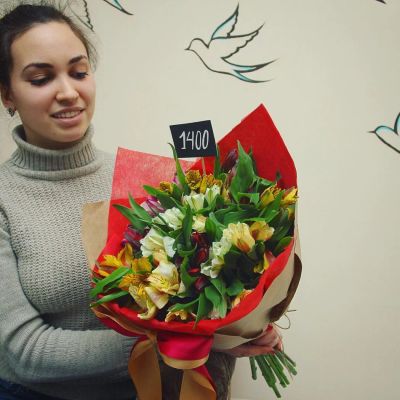 Лот: 7265648. Фото: 1. Сборный букет. Цветы на Щорса... Свежие цветы
