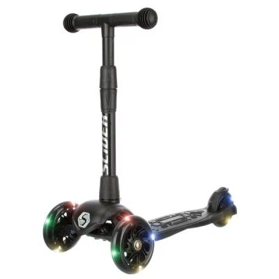 Лот: 25107512. Фото: 1. Самокат Slider Stile1BK, цвет... Роликовые коньки, скейтборды, самокаты