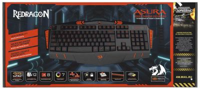 Лот: 9781366. Фото: 1. клавиатура redragon asura. Клавиатуры и мыши