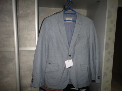 Лот: 25379318. Фото: 1. Пиджак льняной в стиле smart casual... Пиджаки