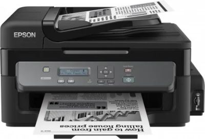 Лот: 5540121. Фото: 1. МФУ Epson M200 с заводской СНПЧ... МФУ и копировальные аппараты
