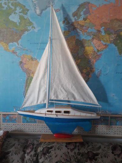 Лот: 9297464. Фото: 1. Яхта, подарок, для интерьера. Другое (ручная работа)