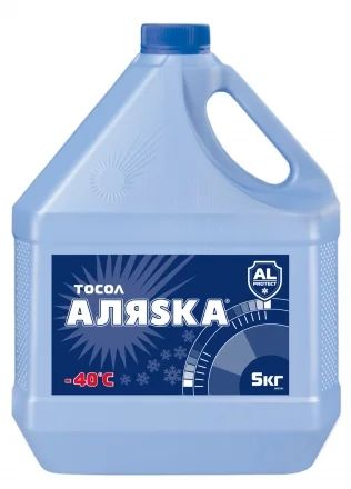 Лот: 11337562. Фото: 1. Тосол Аляска А-40 5кг. Масла, жидкости