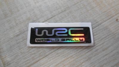 Лот: 8028340. Фото: 1. Наклейка прямоугольная WRC World... Наклейки автомобильные