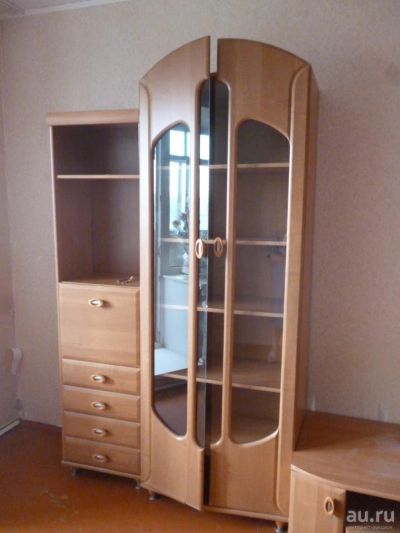 Лот: 8165125. Фото: 1. Шкаф со стеклом. Шкафы, шкафы-купе