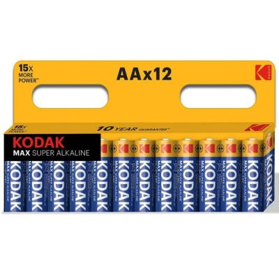 Лот: 19532311. Фото: 1. Батарейки Kodak AA 12шт. Батарейки, аккумуляторы, элементы питания